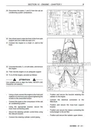 Photo 8 - New Holland LW50 Service Manual Wheel Loader 73179329