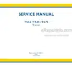 Photo 4 - New Holland T4.55 T4.65 T4.75 Service Manual Tractor 51505313