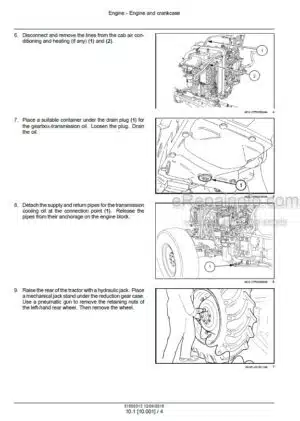 Photo 8 - New Holland T4.55 T4.65 T4.75 Service Manual Tractor 51505313