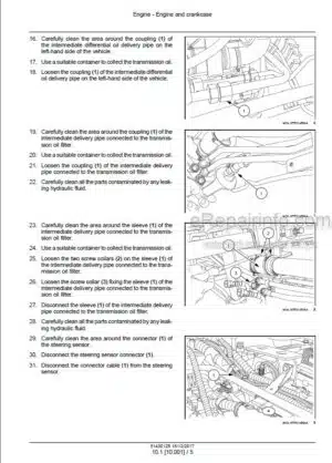 Photo 3 - New Holland T4.80F T4.80V T4.90F T4.90V T4.100F T4.100V T4.110F T4.110V Tier 4A Interim Service Manual Tractor 51430128