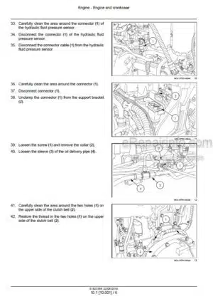 Photo 5 - New Holland T4.80V T4.90V T4.100V T4.110V T4.80N T4.90N T4.100N T4.110N Service Manual Tractor 51523366