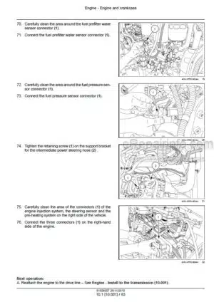 Photo 6 - New Holland T4.80V T4.90V T4.100V T4.110V T4.80N T4.90N T4.100N T4.110N Service Manual Tractor 51526007