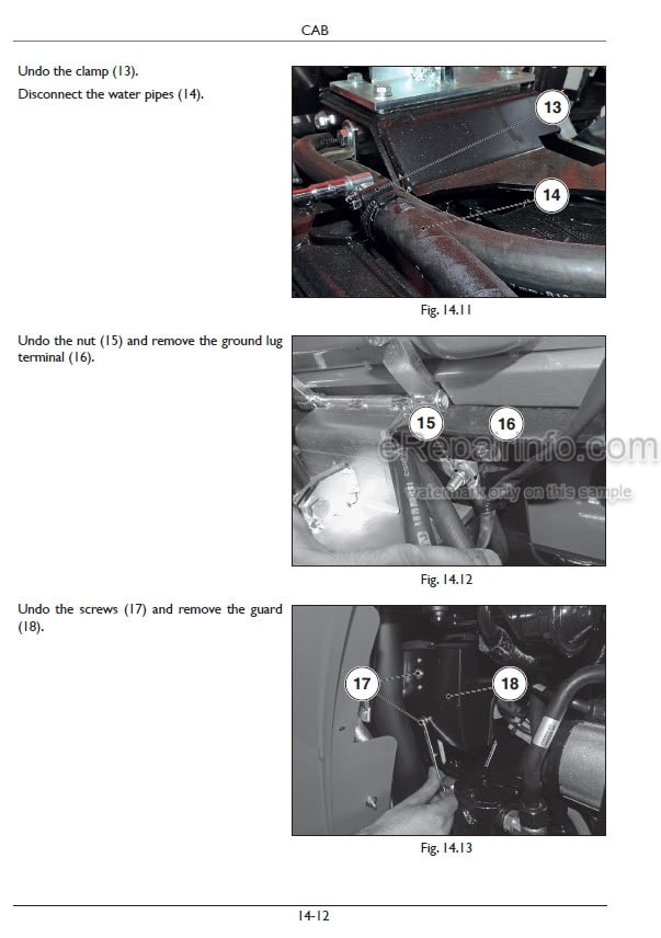 Photo 1 - New Holland T4.90FB T4.100FB T4.110FB Service Manual Tractor 51500239