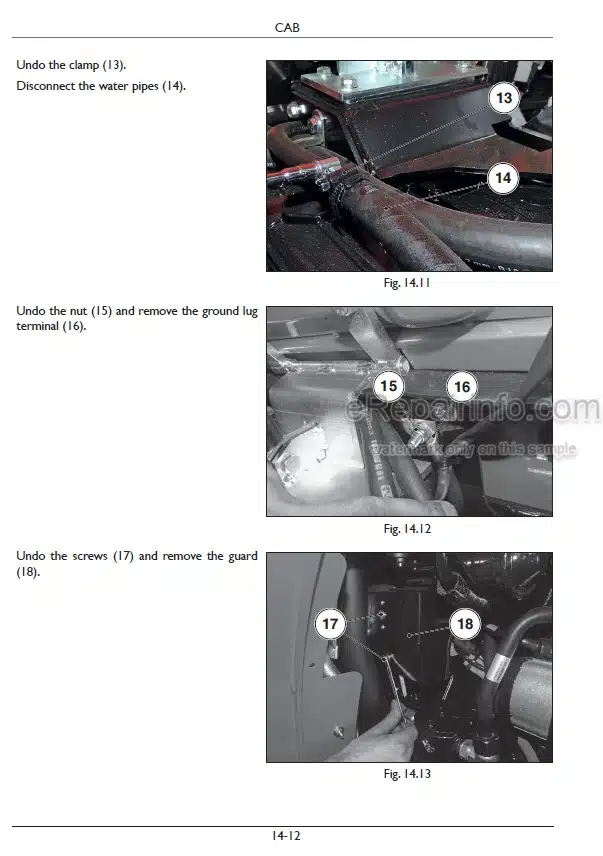 Photo 1 - New Holland T4.90FB T4.100FB T4.110FB Service Manual Tractor 51500239