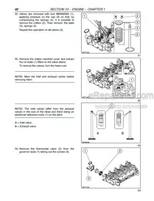 Photo 7 - New Holland TC23DA TC26DA Repair Manual Tractor 87367140