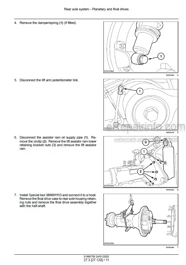 Photo 1 - New Holland T6.125 T6.145 T6.155 T6.165 T6.175 T6.160 T6.180 Dynamic Command Auto Command Tier 4B Final Service Manual Tractor 51666758