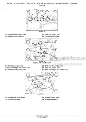 Photo 7 - New Holland TD5.85 TD5.95 TD5.105 TD5.115 Service Manual Tractor 48194617
