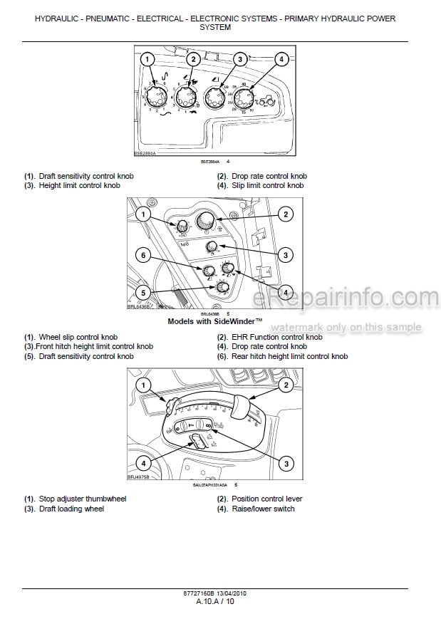 Photo 1 - New Holland T6030 T6050 T6070 T6080 T6090 Service Manual Tractor