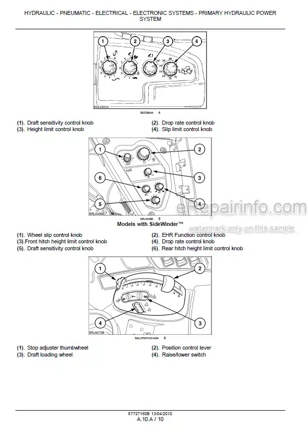 Photo 1 - New Holland T6030 T6050 T6070 T6080 T6090 Service Manual Tractor