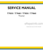 Photo 4 - New Holland T7030 T7040 T7050 T7060 Service Manual Tractor