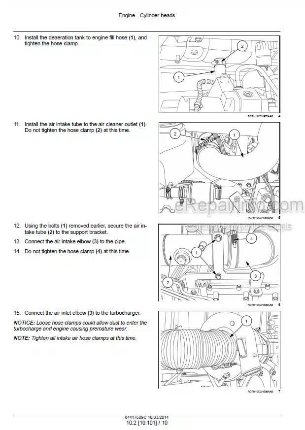 Photo 1 - New Holland T8.270 T8.295 T8.325 T8.355 T8.385 Service Manual Tractor 84417609