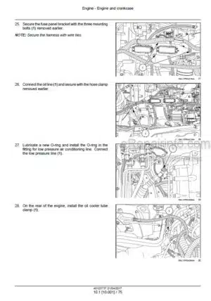 Photo 10 - New Holland T8.320 T8.350 T8.380 T8.410 Smart Trax PST Tier 2 Service Manual Tractor 48123737