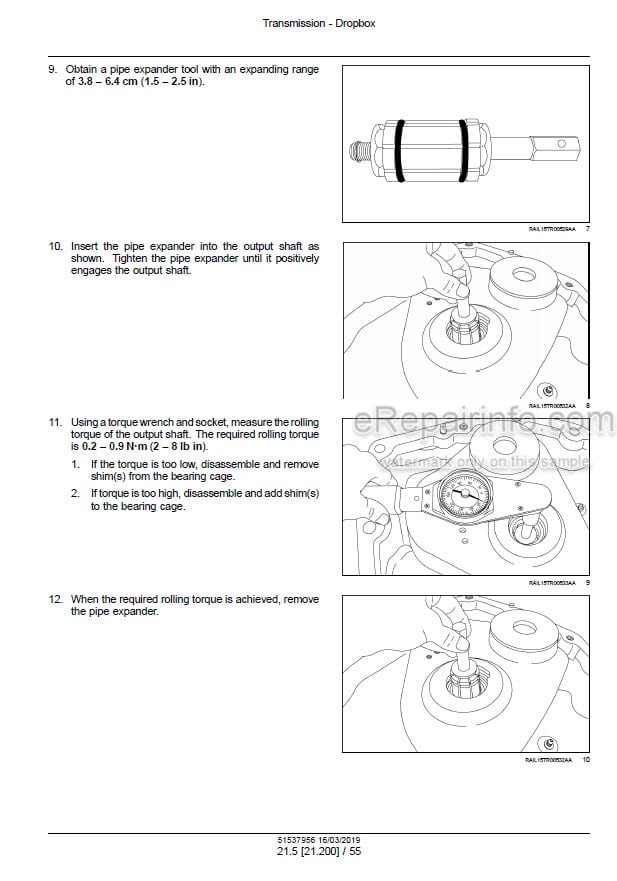 Photo 1 - New Holland T8.320 T8.350 T8.380 T8.410 Smart Trax PST Tier 2 Service Manual Tractor 51537956