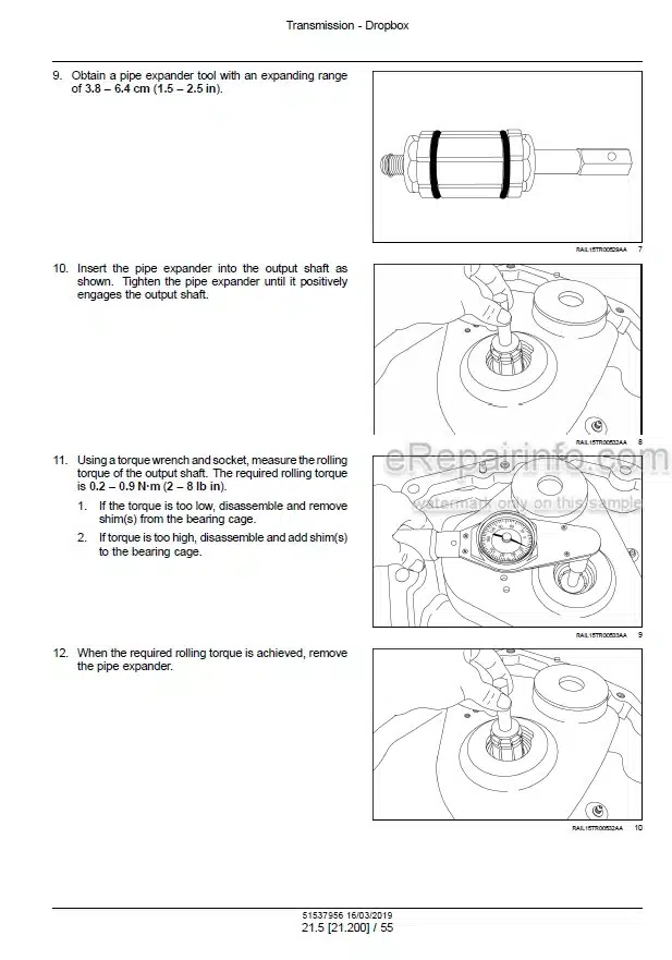 Photo 1 - New Holland T8.320 T8.350 T8.380 T8.410 Smart Trax PST Tier 2 Service Manual Tractor 51537956