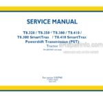 Photo 5 - New Holland T8.320 T8.350 T8.380 T8.410 T8.380 / T8.410 SmartTrax PST Tier 4B Service Manual Tractor 51537945