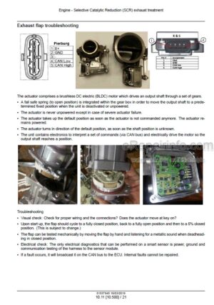 Photo 4 - New Holland T8.320 T8.350 T8.380 T8.410 T8.380 / T8.410 SmartTrax PST Tier 4B Service Manual Tractor 51537945