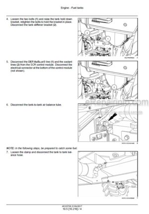 Photo 9 - New Holland T8.320 T8.350 T8.380 T8.410 Smart Trax PST Tier 4B Service Manual Tractor 48123726