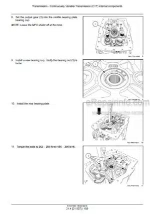 Photo 7 - New Holland T8.320 T8.350 T8.380 T8.410 T8.435 T8.380 / T8.410 / T8.435 Smart Trax Tier 2 Service Manual Tractor 51537953