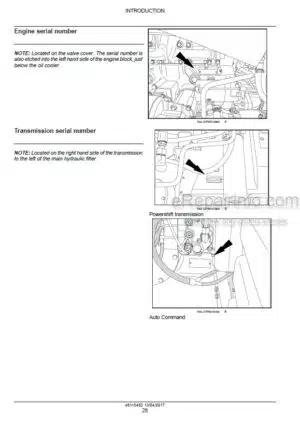 Photo 1 - New Holland T8.320 T8.350 T8.380 T8.410 T8.435 T8.380 Smart Trax T8.410 Smart Trax T8.435 Smart Trax CVT PST Tier 4B Service Manual Tractor 48115484