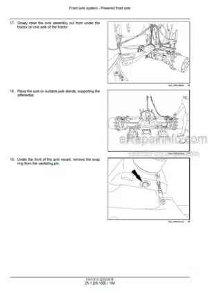 Photo 3 - New Holland T8.320 T8.350 T8.380 T8.410 T8.435 T8.380 Smart Trax T8.410 Smart Trax T8.435 Smart Trax CVT PST Tier 4B Service Manual Tractor 51431510