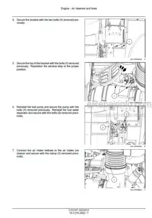 Photo 3 - New Holland T8.320 T8.350 T8.380 T8.410 T8.435 T8.380 / T8.410 / T8.435 Smart Trax CVT Tier 4B Service Manual Tractor 51537937