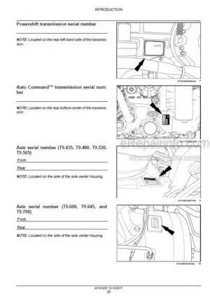 Photo 8 - New Holland WE210B Tier 3 Service Manual Wheeled Excavator 48005315