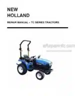 Photo 4 - New Holland TC18D TC21D Repair Manual Tractor 6045507100