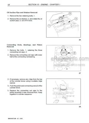 Photo 8 - New Holland TN60DA TN60SA TN70DA TN70SA TN75DA TN75SA Service Manual Tractor 6035443100