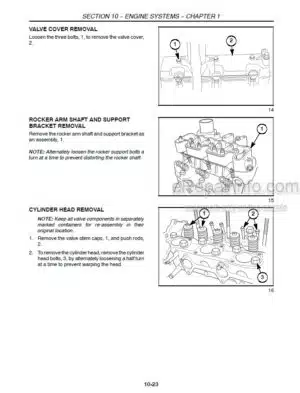 Photo 6 - New Holland TC30 Repair Manual Tractor 87021725