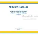 Photo 4 - New Holland TC4.90 TC5.70 TC5.80 TC5.90 TC5.90 Hillside Tier 3 Stage IV Service Manual Combine 51449252