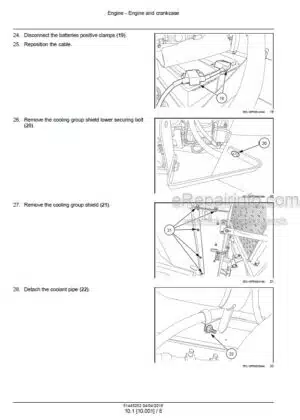 Photo 8 - New Holland T4040 T4050 Service Manual Tractor 87744428A