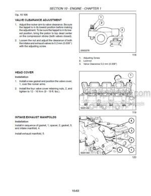Photo 8 - New Holland TC18 TC21 TC21D Repair Manual Tractor 86590938