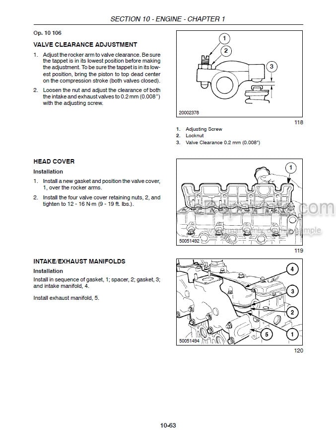 Photo 1 - New Holland TC48DA TC55DA Repair Manual Tractor 87357371