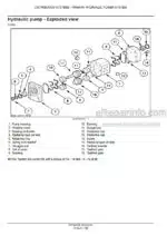 Photo 6 - New Holland TC5040 TC5050 TC5060 TC5070 TC5080 Hillside Service Manual Combine 87734472B