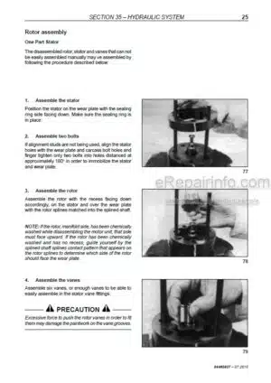 Photo 12 - New Holland TC5070 Service Manual Combine 84465927