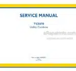 Photo 4 - New Holland TC5070 Tier 3 Service Manual Utility Combine 48040921