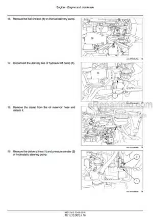 Photo 3 - New Holland TD3.50 Service Manual Tractor 48012910