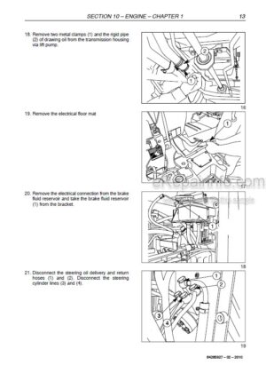 Photo 7 - New Holland TD4040F Service Manual Tractor 48064965