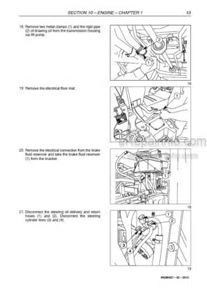 Photo 7 - New Holland TD4040F Service Manual Tractor 48064965