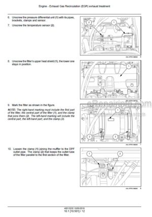 Photo 2 - New Holland TD5.85 TD5.95 TD5.105 TD5.115 Service Manual Tractor 48013235