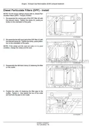 Photo 7 - New Holland TD65F TD75F TD85F Service Manual Tractor 84574094A