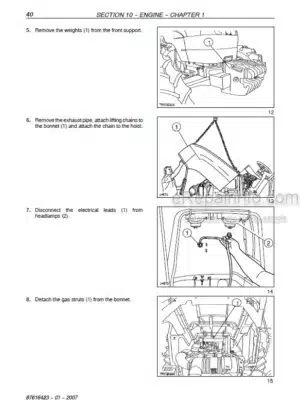 Photo 9 - New Holland T6.125 T6.145 T6.155 T6.165 T6.175 T6.160 T6.180 Dynamic Command Auto Command Tier 4B Final Service Manual Tractor 51666758