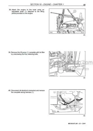 Photo 7 - New Holland W170C Tier 4 Service Manual Wheel Loader 84525142