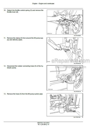 Photo 3 - New Holland TD60 TD70 TD80 TD90 TD95 Straddle Service Manual Tractor 48047633