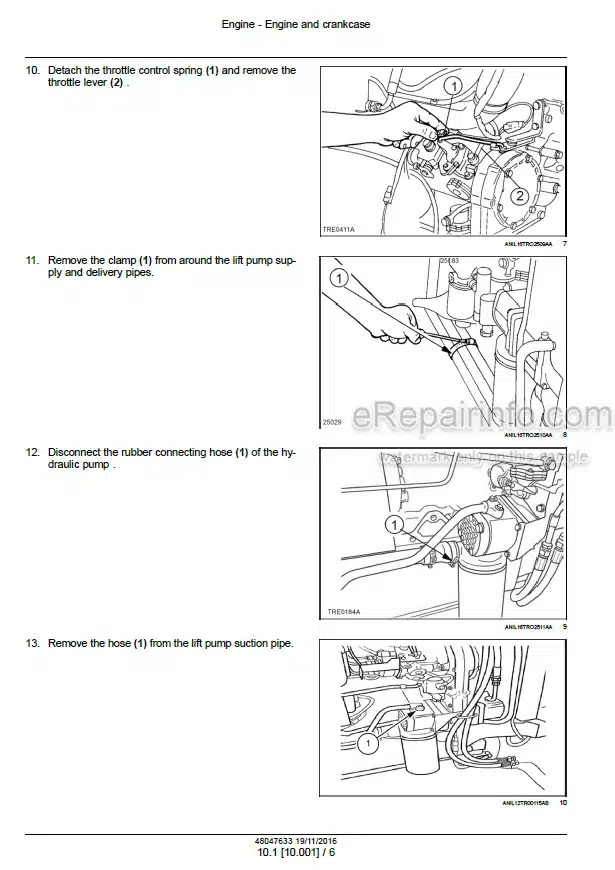 Photo 1 - New Holland TD60 TD70 TD80 TD90 TD95 Straddle Service Manual Tractor 48047633