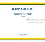 Photo 4 - New Holland TD65F TD75F TD85F Service Manual Tractor 48064954