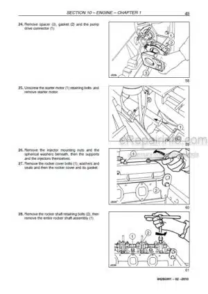 Photo 7 - New Holland W190C Tier 4 Service Manual Wheel Loader 84525157