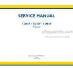 Photo 4 - New Holland TD65F TD75F TD85F Service Manual Tractor 84574094A