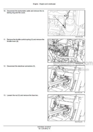 Photo 1 - New Holland TD65F TD75F TD85F Service Manual Tractor 84574094A