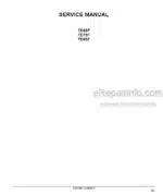 Photo 5 - New Holland TD65F TD75F TD85F Service Manual Tractor 84574094